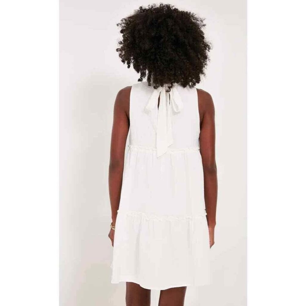 NWOT Tuckernuck Pomander Place White Gauze Cotton Morgan Swing Dress Size XS - Picture 3 of 6